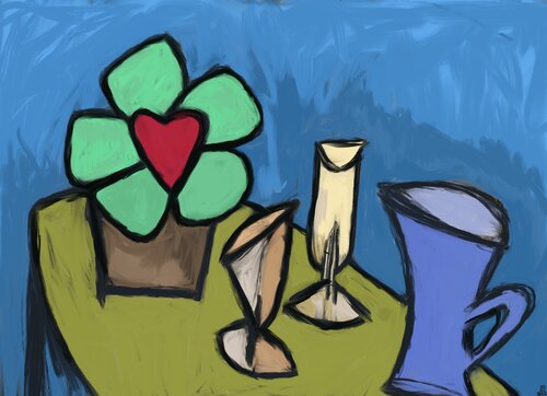 Brunch chez Coco by BA-G., Print for Sale on Singulart