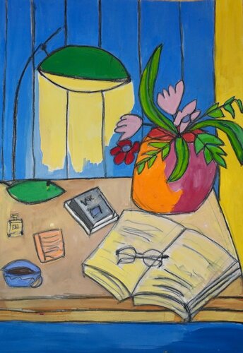 Lecture du soir di BA-G., Stampa in vendita su Singulart