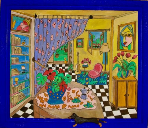 La maison de Villerville di BA-G., Pittura in vendita su Singulart