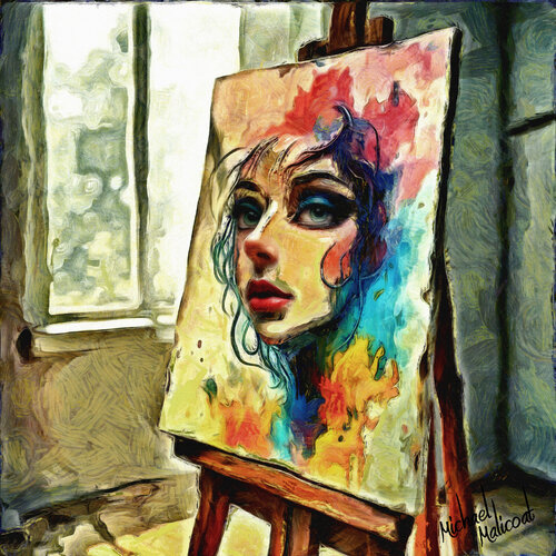 FROM MY EASEL#6 di michael malicoat, Digitale in vendita su Singulart