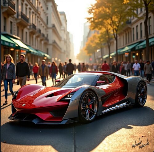 THE THUNDERSTROKE FRONT VIEW di michael malicoat, Digitale in vendita su Singulart