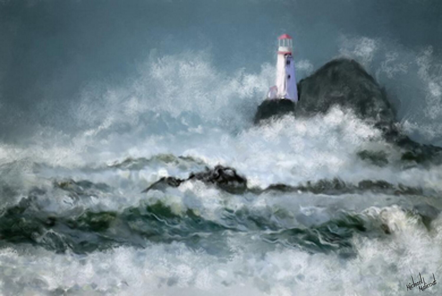 Angry seas michael malicoat