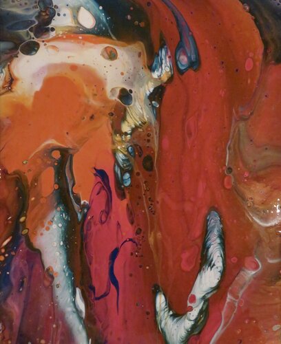 Farben-Universum ( Fluid Art ) de Anja Semling, Pintura a la venta en Singulart