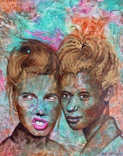 Wild Girls di Anja Semling, Pittura in vendita su Singulart