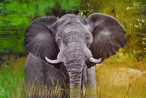 Gentle Giant by Anja Semling, Painting for Sale on Singulart