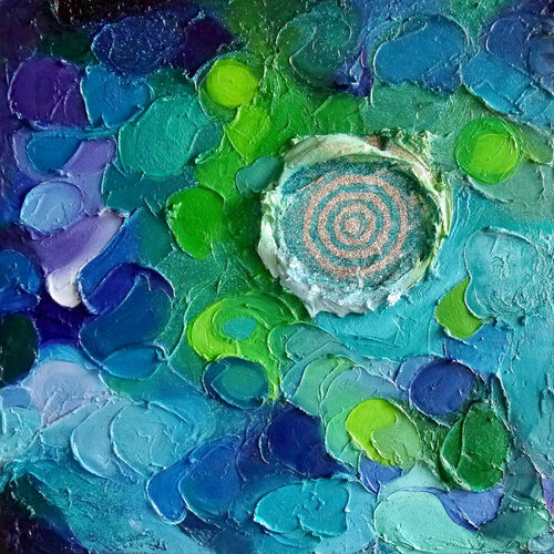 Galaktische Sphären von Anja Semling, Malerei kaufen auf Singulart