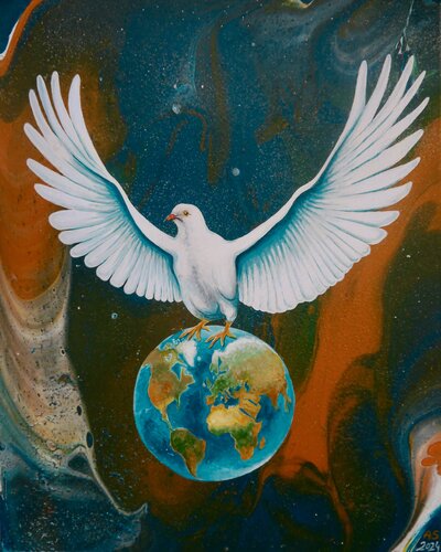Wings of Hope de Anja Semling, Pintura a la venta en Singulart