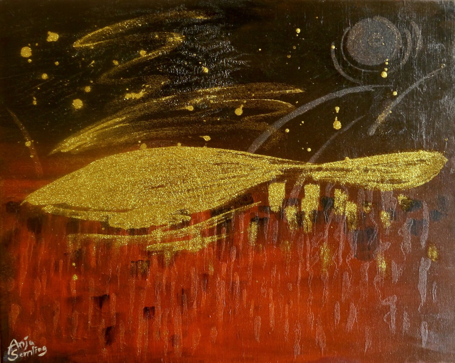 Goldene Drift im Kosmos Anja Semling