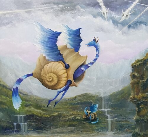 Gregory Pyra PIRO oil painting ref 484635, Magical Realism Fantasy Art von Gregory Pyra PIRO, Malerei kaufen auf Singulart