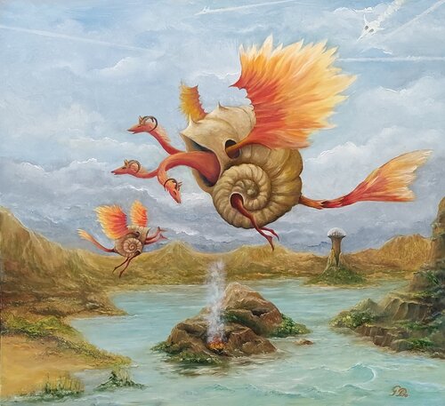 Gregory Pyra PIRO oil painting ref 583642, magical surrealism and fantasy art von Gregory Pyra PIRO, Malerei kaufen auf Singulart