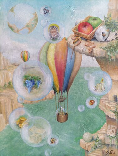 Gregory Pyra PIRO Oil Painting ref 242843, Magical Realism Fantasy Art van Gregory Pyra PIRO, Schilderij te koop op Singulart