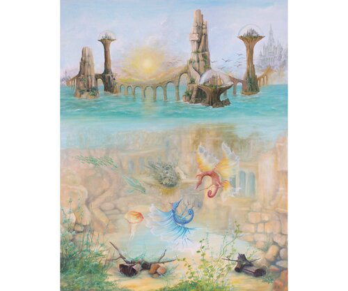 Gregory Pyra PIRO Oil Painting ref 326484, Dream Surrealism Fantasy Art van Gregory Pyra PIRO, Schilderij te koop op Singulart
