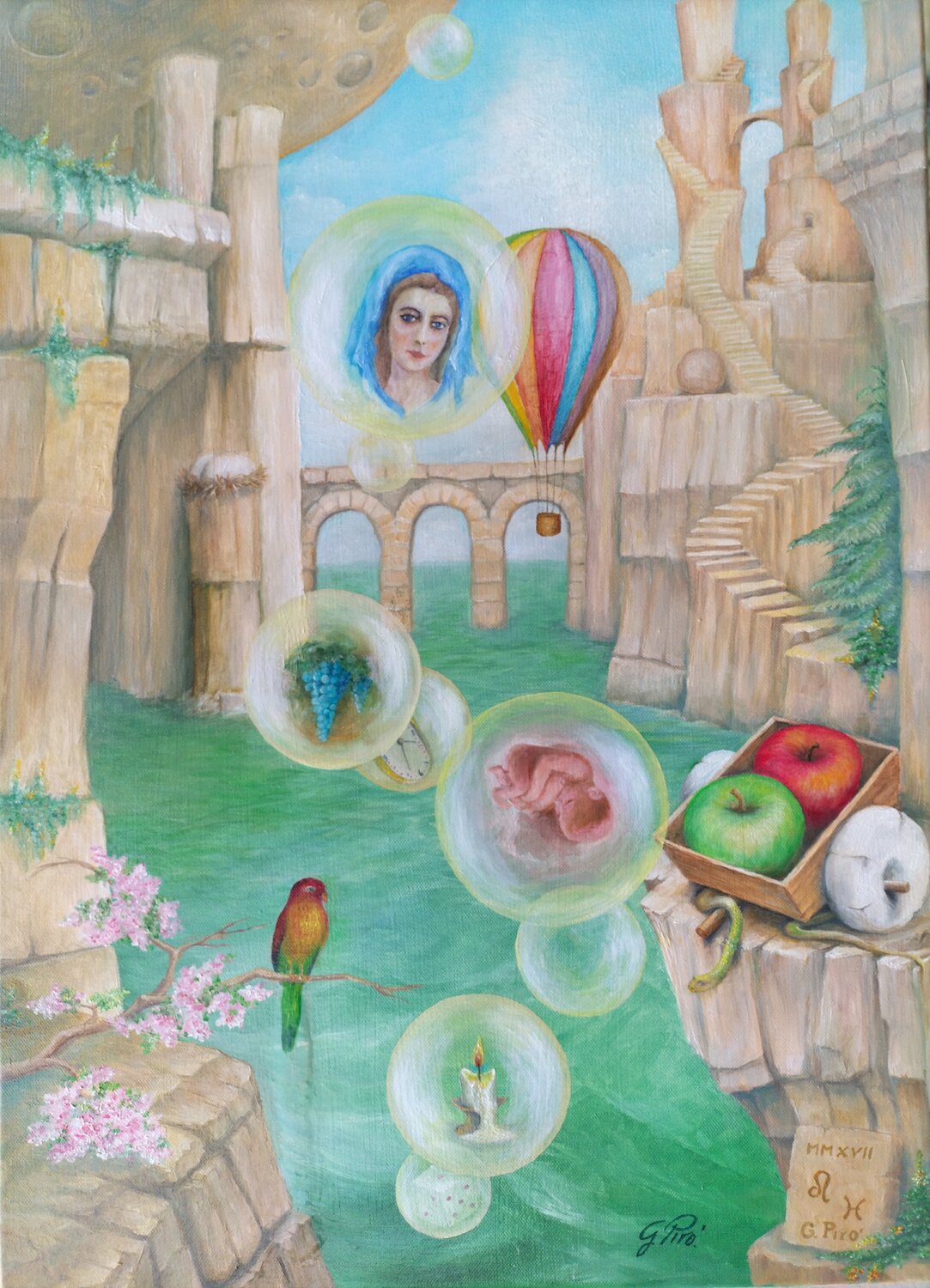 Gregory Pyra PIRO Oil Painting ref 839257, Dream Surrealism Gregory Pyra PIRO Origineel schilderij te koop