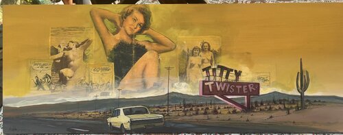 « TITTY TWISTER » van Bertrand Lefebvre, Schilderij te koop op Singulart