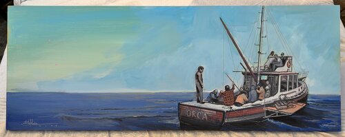 « Jaws » von Bertrand Lefebvre, Malerei kaufen auf Singulart