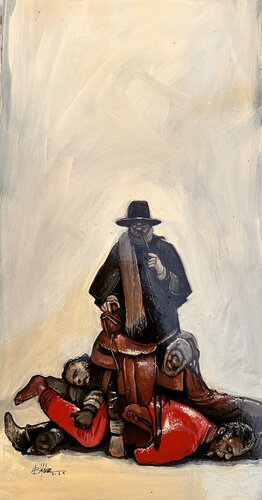 « Warren » van Bertrand Lefebvre, Schilderij te koop op Singulart