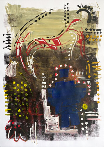 Coptic Echoe de Steffen Wagner, Pintura a la venta en Singulart