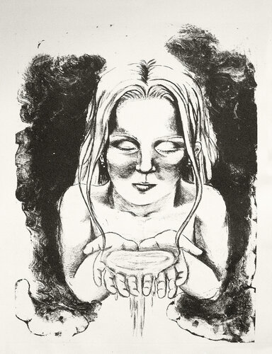 Little girl van Noemi Ruiz, Afdruk te koop op Singulart