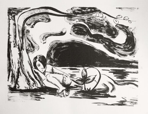 The Sleeping Boy von Noemi Ruiz, Druck kaufen auf Singulart