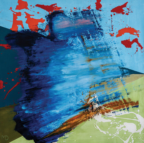 Morpho di Dominique Machuel, Pittura in vendita su Singulart