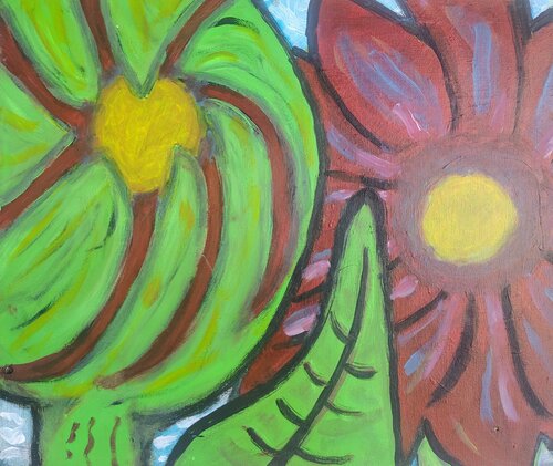 Ditch Flowers von Frank Pratorius, Malerei kaufen auf Singulart