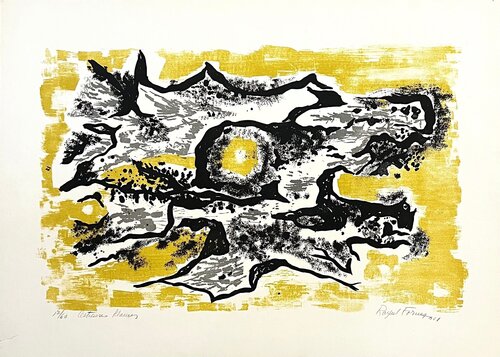 Astroseres blancos van Raquel Forner, Afdruk te koop op Singulart