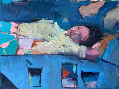 I Want to Get Up Early Before the Birds van Jennifer Agricola Mojica, Schilderij te koop op Singulart