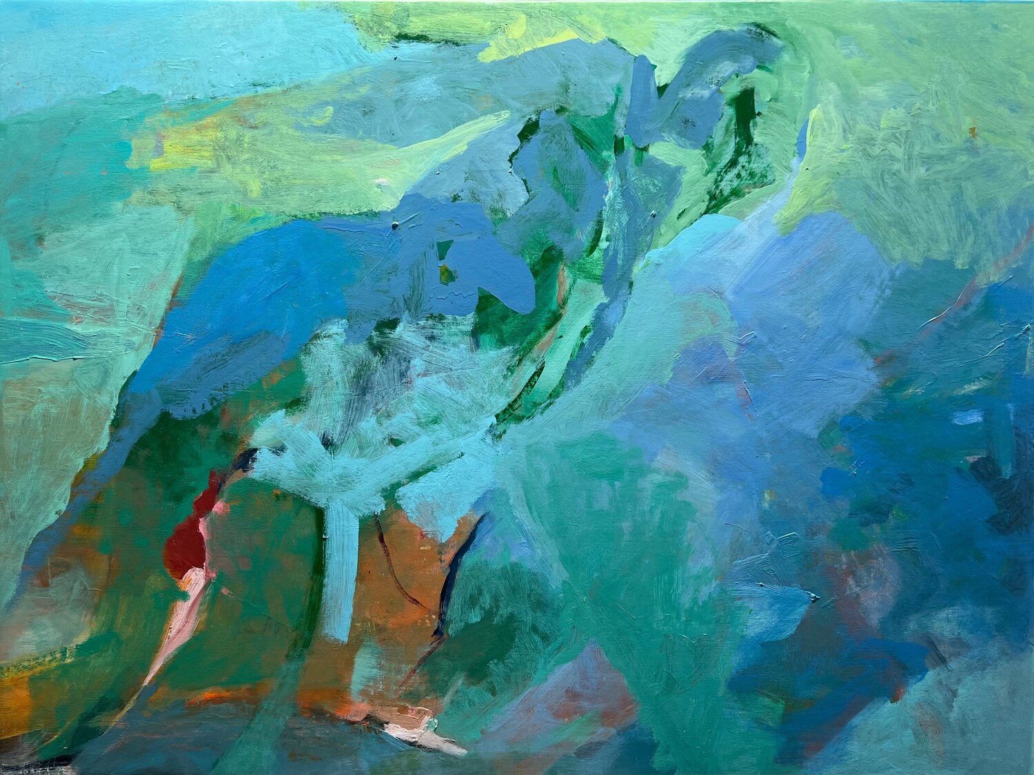 Things Keep Falling Jennifer Agricola Mojica Dipinto originale in vendita