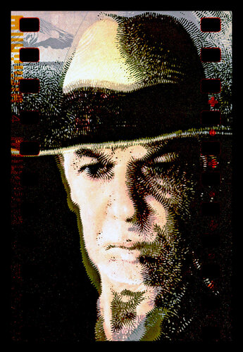 A story in silico (a series of 21 works) No.2: Self-portrait in the form of a movie frame. (Ruth Borchard Collection) van Wilf Tilley, Digitaal te koop op Singulart