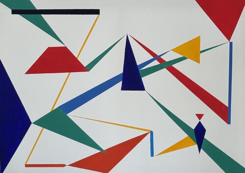 LE RONDINI von Giuseppe Di Natale, Malerei kaufen auf Singulart