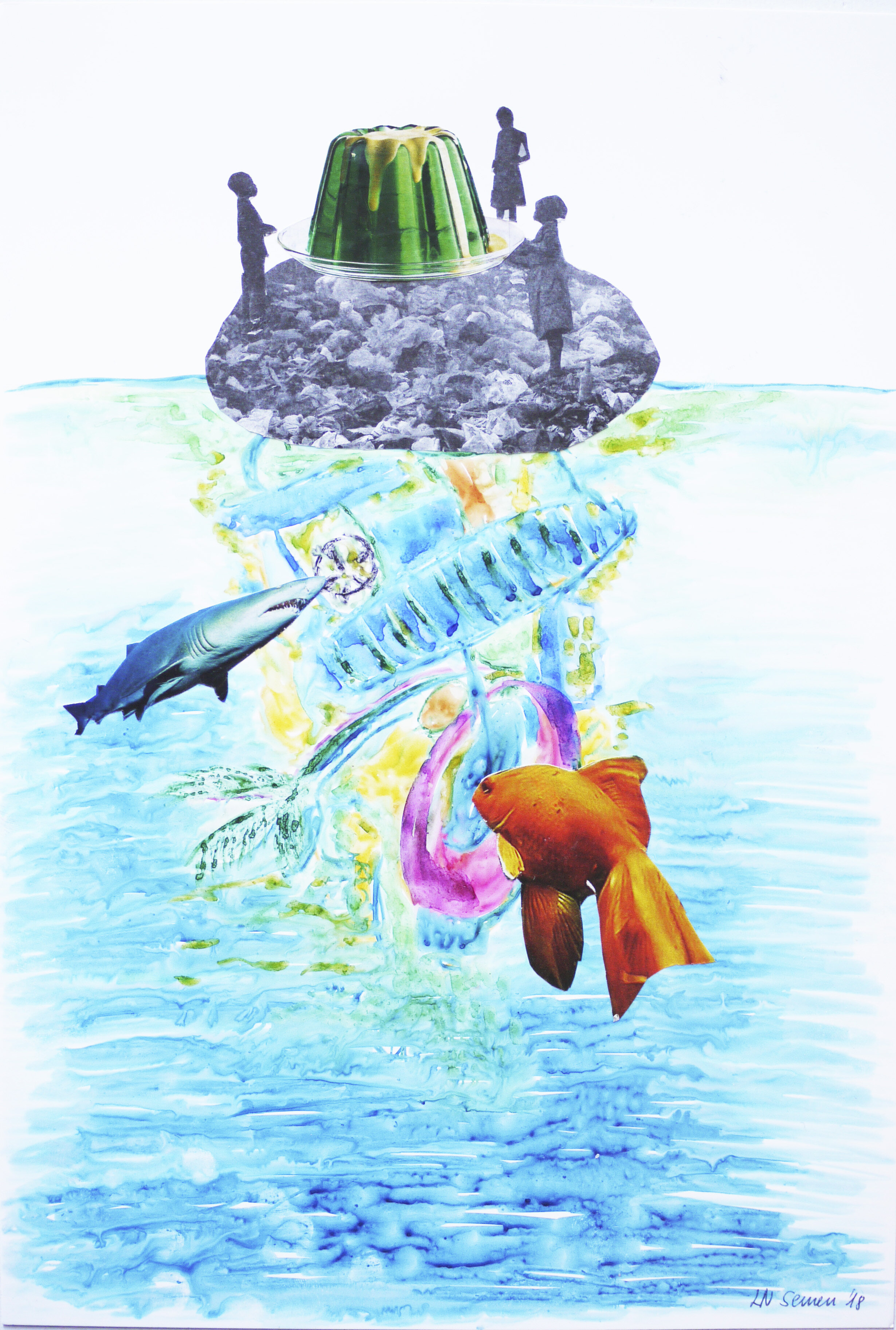 Thema Gelee Gemälde