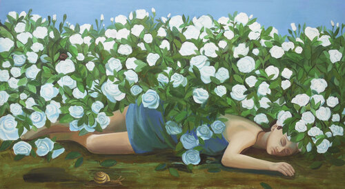 Unter Rosen van Ellen Semen, Schilderij te koop op Singulart