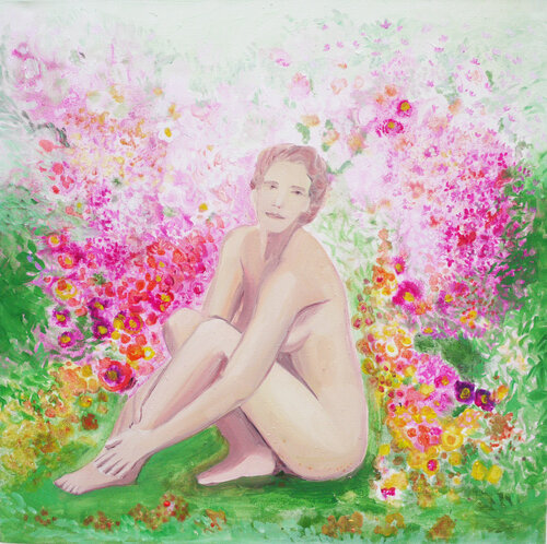 Pink Busch van Ellen Semen, Schilderij te koop op Singulart