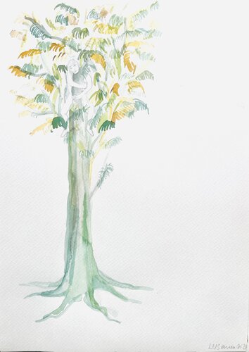 Auf dem Essigbaum van Ellen Semen, Werk op papier te koop op Singulart