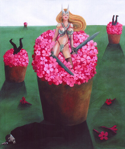 Alles im grünen Bereich by Ellen Semen, Painting for Sale on Singulart