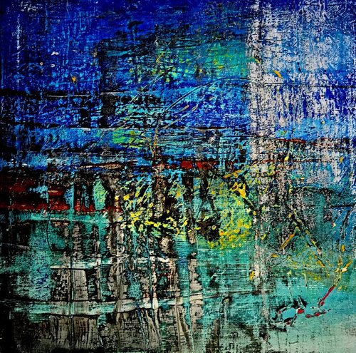 Tropical Night van Dieter Langer, Schilderij te koop op Singulart