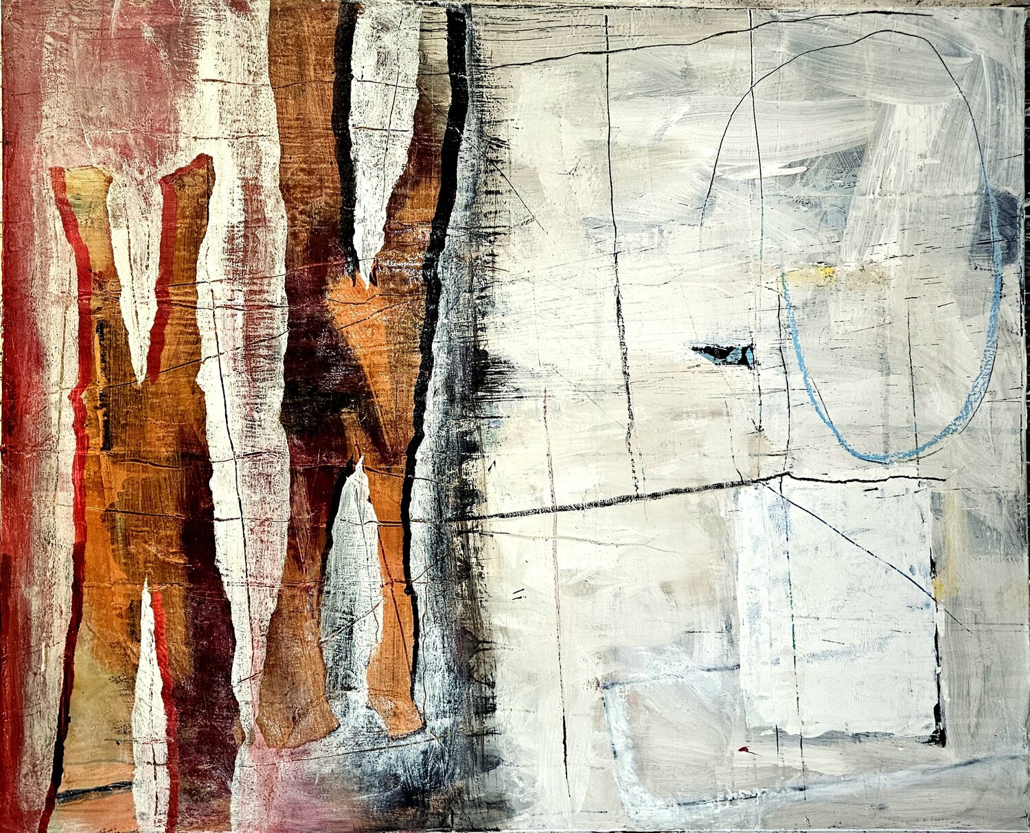 Refelction 6 Dieter Langer Origineel schilderij te koop