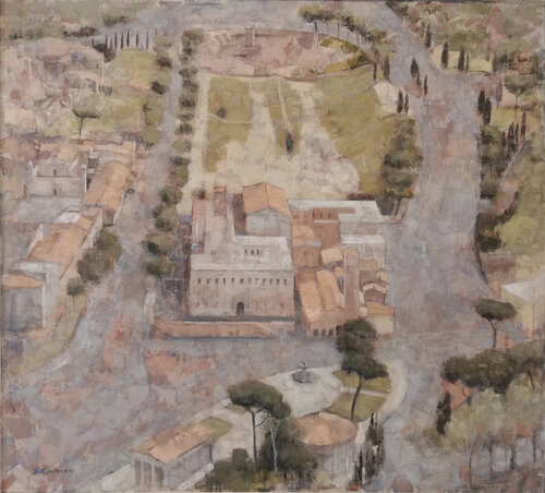 Circo Massimo par silvana chiozza, Peinture en vente sur Singulart