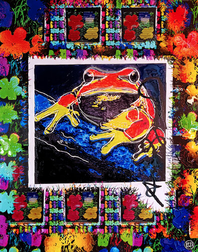 RANA TRA I FIORI by ENRICO TUBERTINI, Other Media for Sale on Singulart