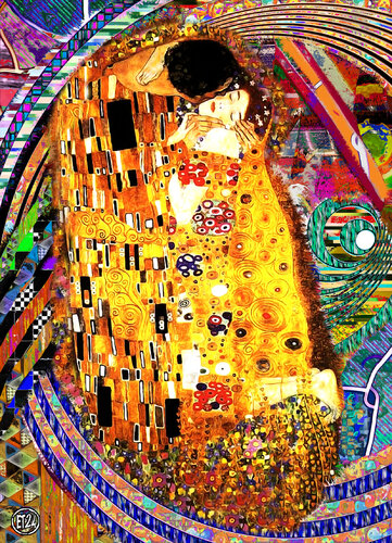 KISSKLIMT van ENRICO TUBERTINI, Andere media te koop op Singulart