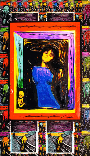 MUNCH MADONNA par ENRICO TUBERTINI, Autres supports en vente sur Singulart