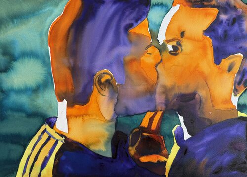 Shy kiss EMELINE RENARD
