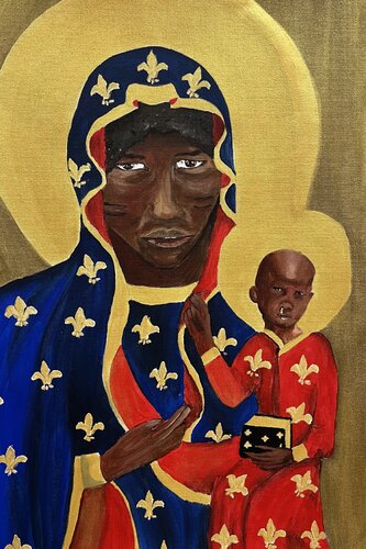 Scarified Virgin (or The Snot-Nosed One) de EMELINE RENARD, Pintura a la venta en Singulart