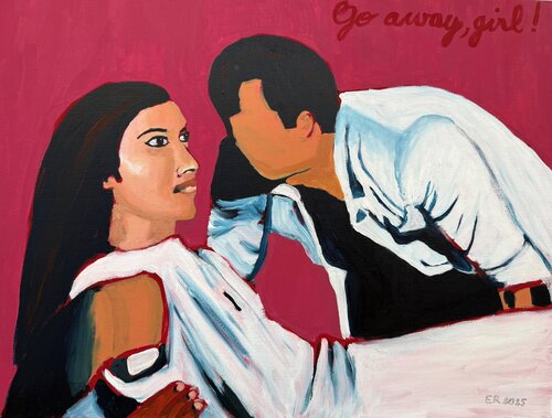 Go away, girl ! van EMELINE RENARD, Schilderij te koop op Singulart