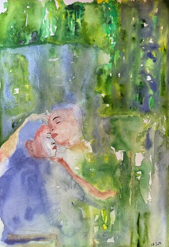 Tendresse de EMELINE RENARD, Pintura a la venta en Singulart