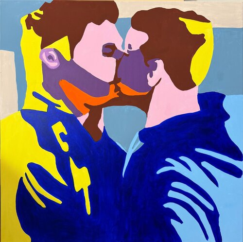 Kiss in blue EMELINE RENARD