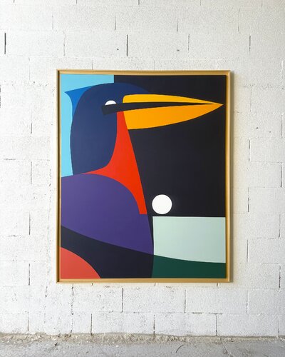 Keep cool and calm by WONE, 油畫 for Sale on Singulart