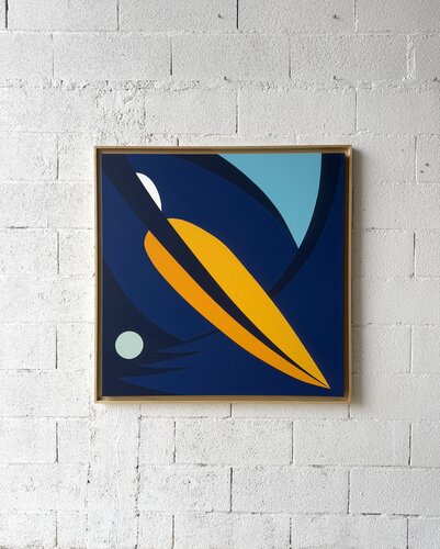 The warming up bird by WONE, 油畫 for Sale on Singulart