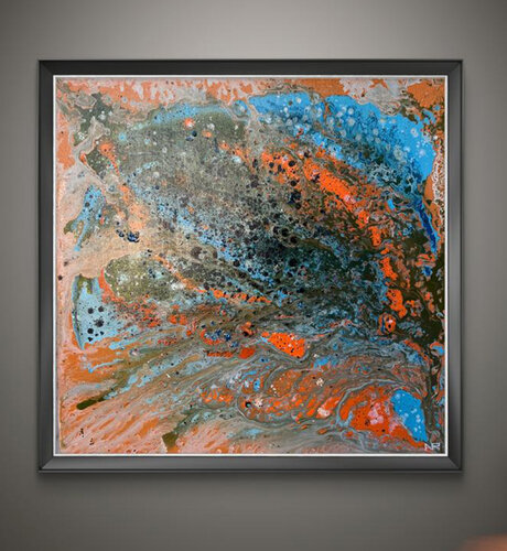 Sky & Avatars 85 van Amarindra Rana, Schilderij te koop op Singulart