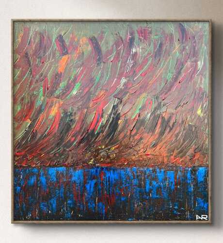 Wild Sea 03 van Amarindra Rana, Schilderij te koop op Singulart
